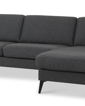Antracitgrå Sofa med Chaiselong – Fantastisk Udsalg!