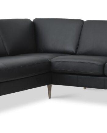 Stilfuld Sort Sofa med Venstre Chaiselong - Fantastisk Deal!