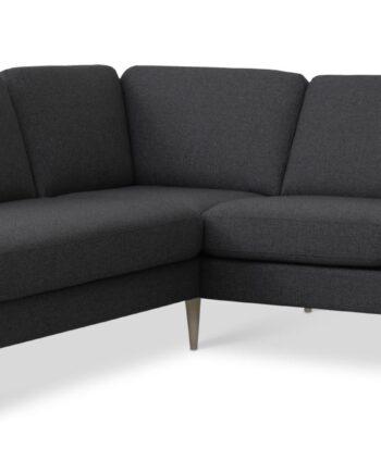 Elegant Antracitgrå Sofa med Venstre Chaiselong - Tilbud!