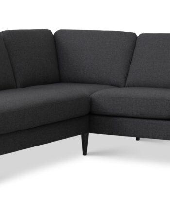 Elegant Antracitgrå Sofa med Chaiselong til Dit Hjem
