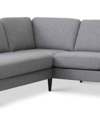 Elegant Granitgrå Sofa med Venstre Chaiselong til Stuen