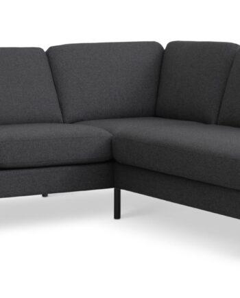 Elegant Antracitgrå Sofa med Højre Chaiselong - Udsalg!