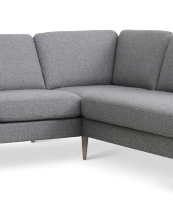 Elegant Grå Sofa med Højre Chaiselong til Dit Hjem