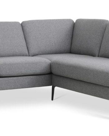 Elegant Grå Sofa med Chaiselong – Stilfuld Opgradering!