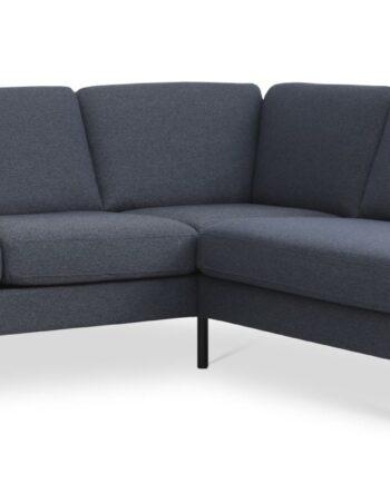Elegant Navy Sofa med Højre Chaiselong – Uovertruffen Tilbud!