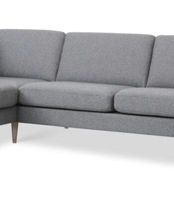 Elegant Grå Sofa med Venstre Chaiselong til Dit Hjem