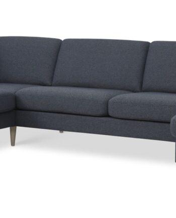 Elegant Blå Sofa med Venstre Chaiselong – Stil og Komfort