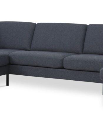 Moderne Navy Blå Sofa med Venstre Chaiselong – Stilfuld Elegance