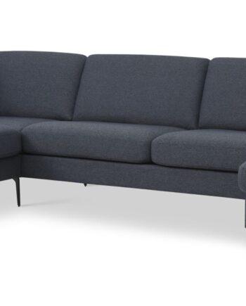 Komfortabel Blå Sofa med Venstre Chaiselong – Lexpo Living