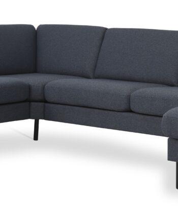 Stort Navy Blå Sofa Sæt med Løse Puder – Elegance til Hjemmet