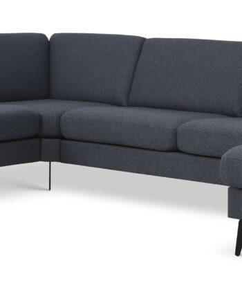 Elegant Navy Sofa med Eiffel Ben – Stilfuld Komfort til Stuen