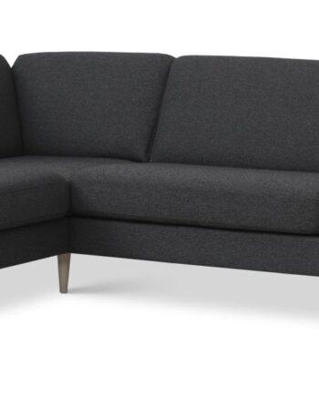 Stor Antracitgrå Sofa med Chaiselong - Uimodståeligt Tilbud!