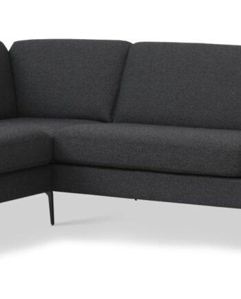 Stor Antracitgrå Sofa med Venstre Chaiselong – Black Friday Tilbud