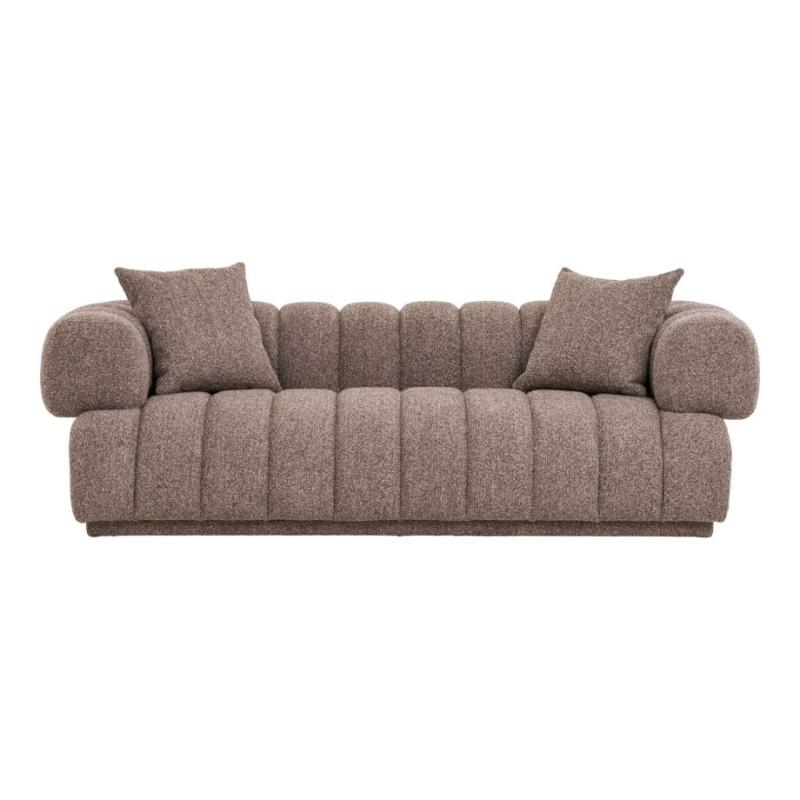 Aurora Sofa med 2 Puder – Brun HN1296 på udsalg!