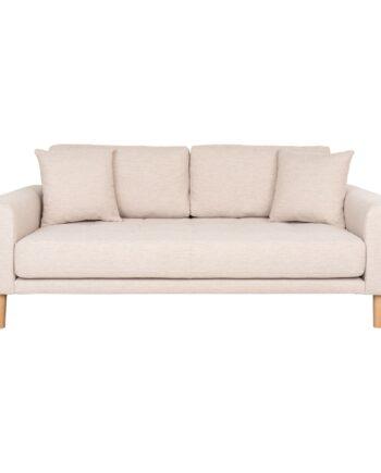 Lido 3-Personers Sofa i Sand – Elegant Stueindretningstilbud