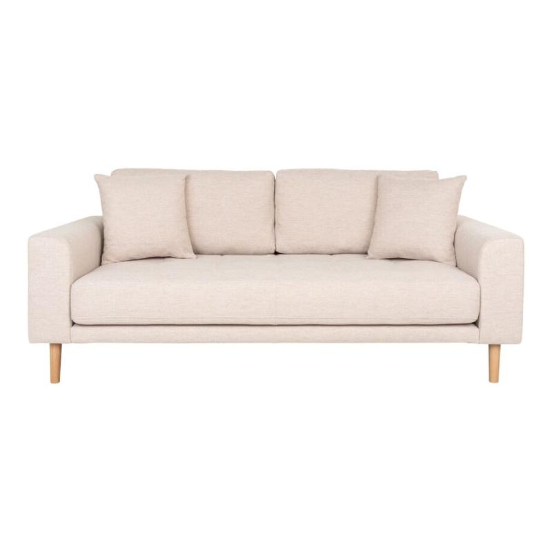 Lido 3-Personers Sofa i Sand – Elegant Indretningstilvalg