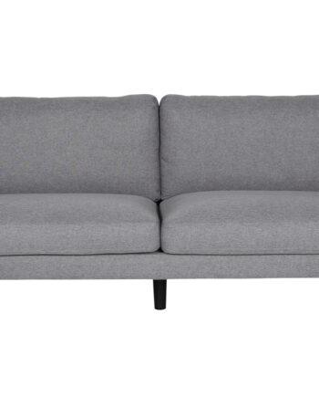 Elegant 3-personers sofa i grå polyester – Stil og komfort