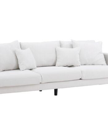 Elegant 3-personers Sofa i Beige – Stilfuld Komfort til Hjemmet