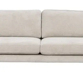 Elegant 3-personers sofa i lys beige – Stil og komfort!