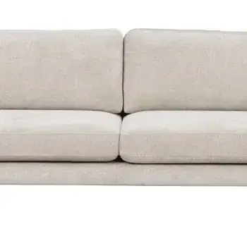 Elegant 3-personers sofa i lys beige – Stil og komfort!
