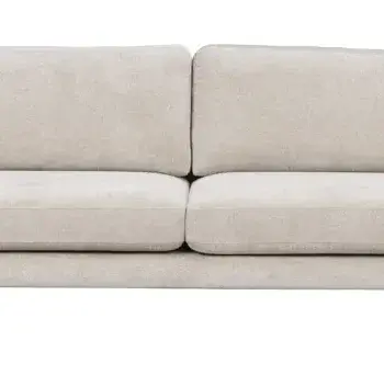 Elegant 3-personers sofa i beige – Stil og komfort!