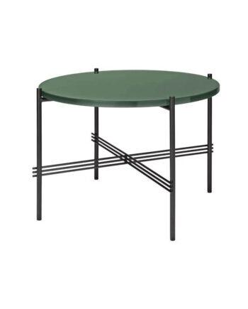 Elegant Gubi TS Loungebord i Sort Metal og Glas på Udsalg
