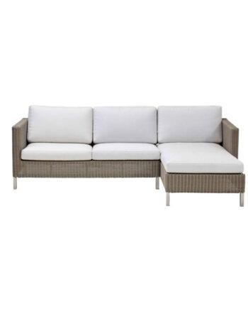 Elegant Udendørs Sofa med Chaiselong – Luksus til Haven
