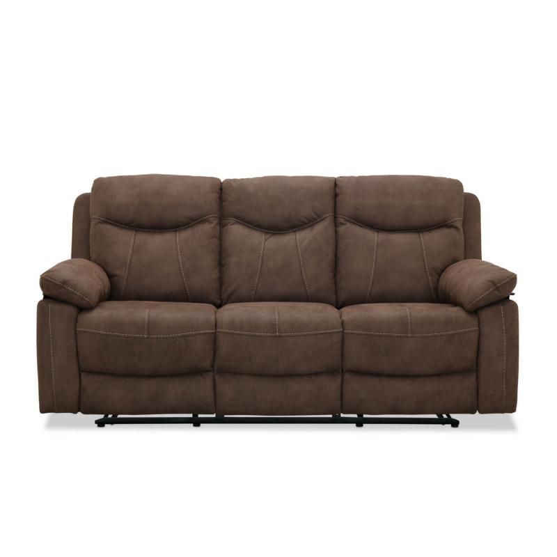 Brun Boston Recliner 3-Personers Sofa – Komfort og Elegance