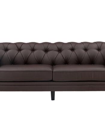 Elegant Brun Tran Lædersofa – Stilfuldt Indretning Tilbud