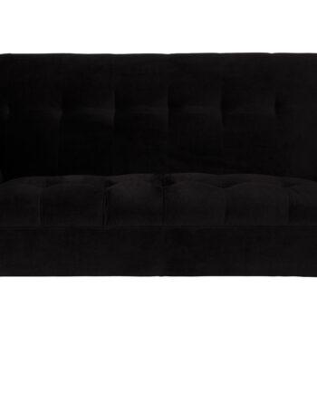 Sort Fløjl Dutchbone Kate Pers Sofa – Uundgåeligt Black Friday!