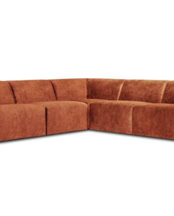 Elegant Rød Hjørnesofa – Stilfuld Indretning til Dit Hjem