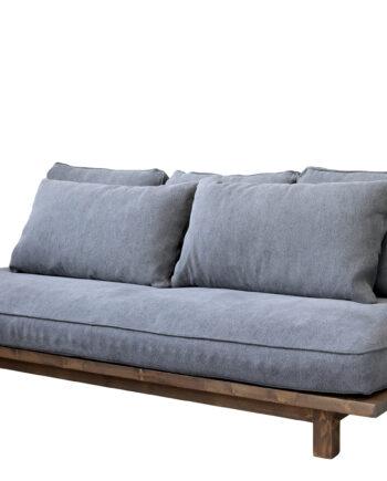 Elegant Antik Sofa med Puder – Stilfuld Komfort til Dit Hjem