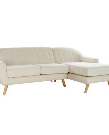 Stilfuld Flødefarvet Chaiselong Sofa – Fantastisk Udsalg!