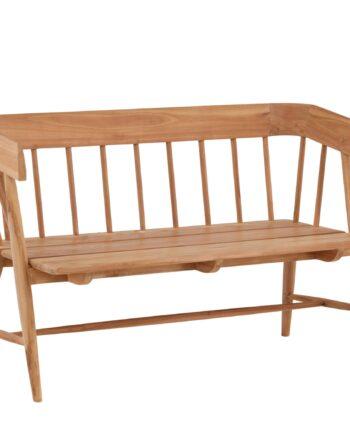 Elegant Teak Sofa Bænk til Terrassen – Ideel til Afslapning