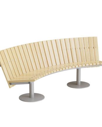 Cirkum Buet Sofa med Høj Ryg – Elegant Grå Tilbud!