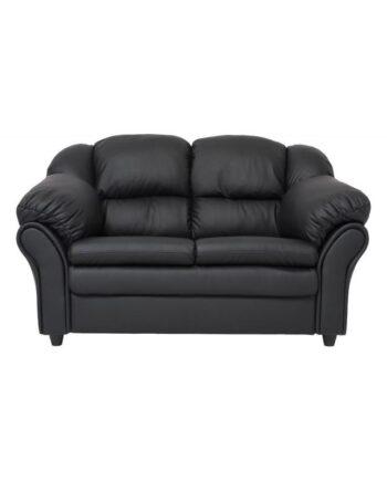 Elias 3-personers Sofa i Slidstærkt Sort Lædertilbud