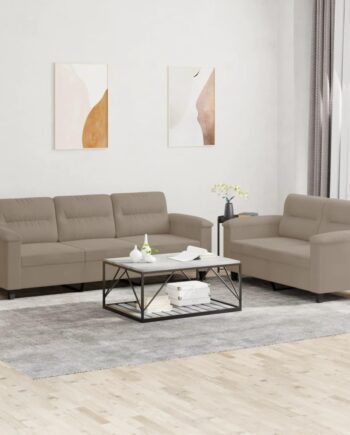 Stilfuld Gråbrun Mikrofiber Sofa – Komfort til Dit Hjem