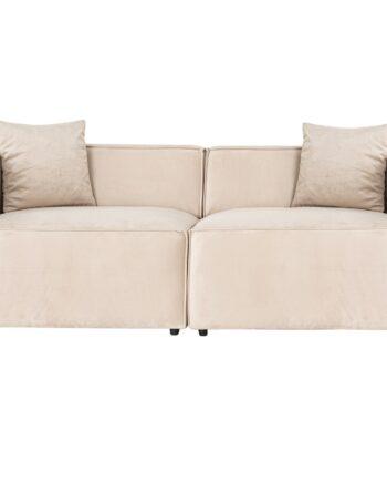 Nordvrk Lora 2-personers sofa i creme – Minimalistisk elegance