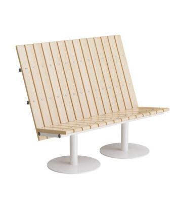 Cirkum Hvid Sofa med Høj Ryg – Elegant Komfort til Dit Hjem