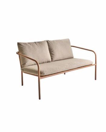 Bendt Sofa i Peach – Elegant Havemøbel til Uderummet
