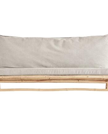 Tine Home Bambus Lounge Sofa med Grå Hynde - Elegant Design