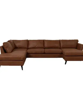 Jakob U-sofa med Chaiselong – Nordisk Design Tilbud