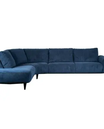 Elegant Open End Sofa Hals i Indigo – Nordisk Stil