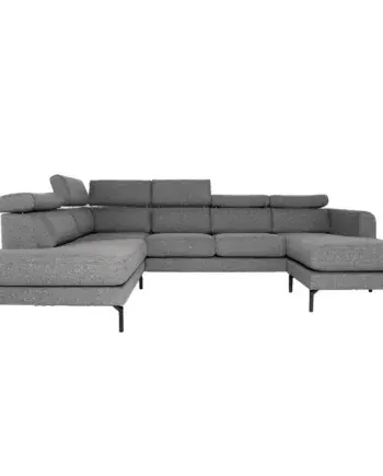 Helsinge Mørkegrå U-sofa – Stilfuld Komfort til Dit Hjem