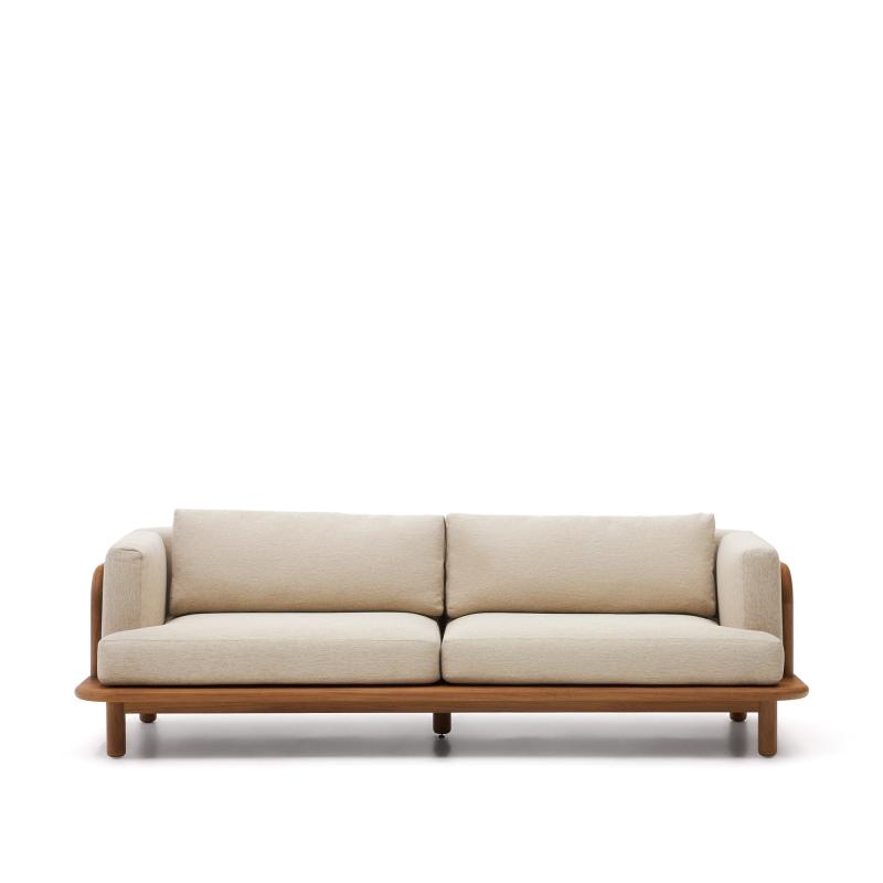 Kave Home Turqueta Teaktræ Sofa – Elegant Havemøbel til Haven