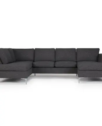 Madrid U-sofa i Grå – Elegant og Funktionel til Dit Hjem