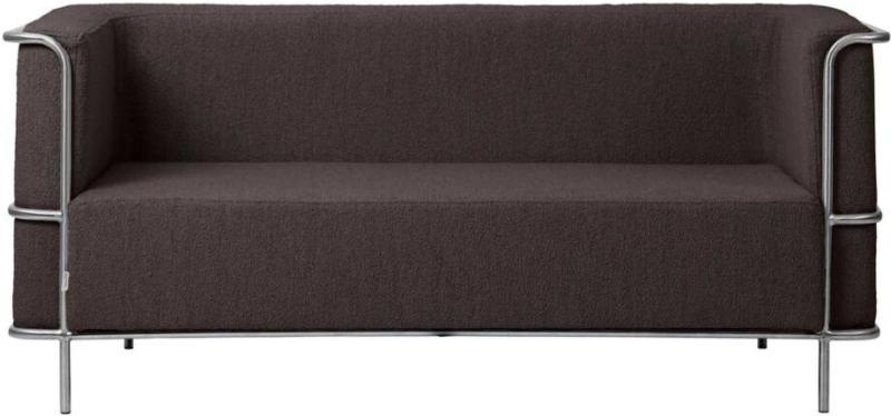 Elegant Brun Bouclé Sofa – Stilfuld Indretning til Dit Hjem