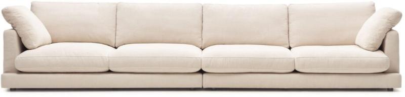 Beige Gala Sofa til 6 personer – Elegance og Komfort