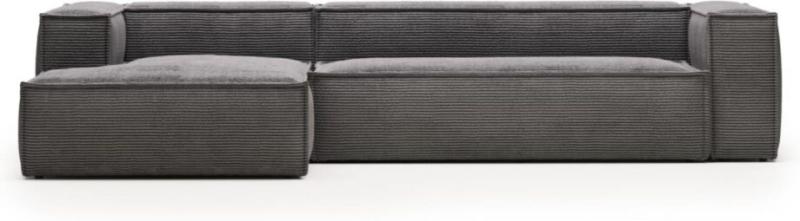 Grå Venstrevendt Chaiselong Sofa fra Kave Home – Tilbud!