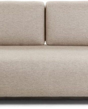 Beige 3-personers sofa med højre armlæn – Kave Home